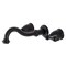 Kingston Brass KS3125PKL Duchess 2-Handle Wall Mount Bathroom Faucet, Oil Rubbed Brnz KS3125PKL - alternate 1